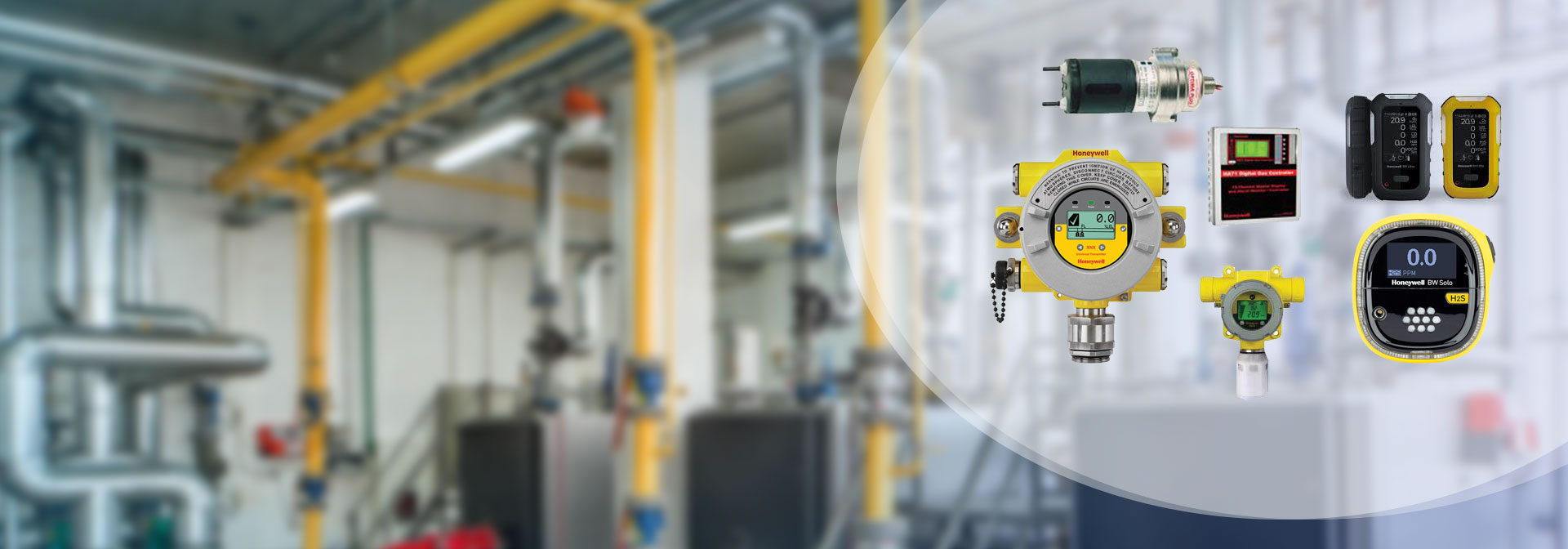 Detect surrounding gas environment with